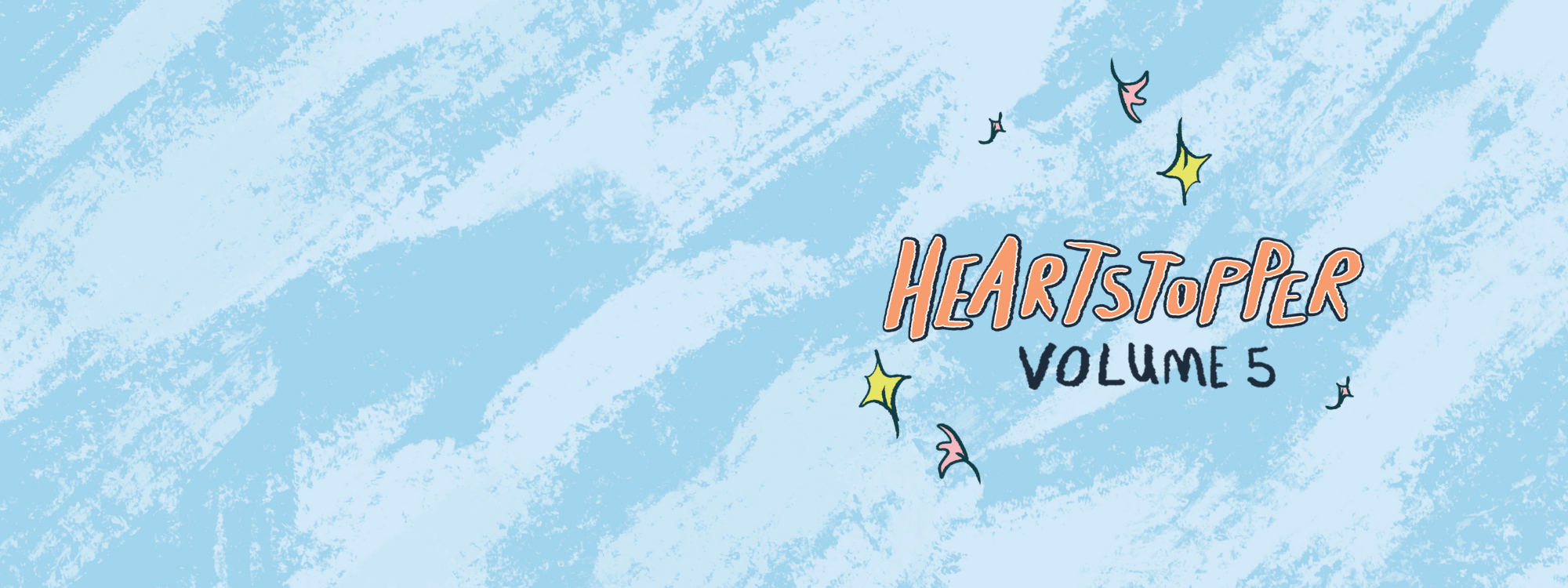 Alice Oseman website banner images - Heartstopper Vol 5